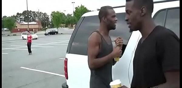 Blacks On Buys - Nasty Gay Skinny Boy Fucked By Muscular Black Dude 17